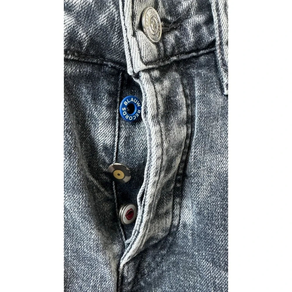 Scotch & Soda Amsterdams Blauw Slim Fit Grey Faded Denim Jeans Mens 32x32
